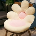thumbnail image 3 of Hyknon Winter Seat Cushions Chair Cushions Home Decor Non-Slip Low Back Cushion Sunflower Thickened Conjoined Chair Pads Soft Floor Pillow for Home Office Kids Room, 3 of 5
