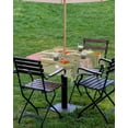 thumbnail image 4 of Fsddascl Sage Green Mushroom Outdoor Tablecloth - 54x54 Inch Square Dining Table Cover, Spring Blooms Botanicals Waterproof Outdoor Table Cloth with Umbrella Hole & Zipper for Picnic/Patio/Party, 4 of 7