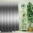 thumbnail image 2 of Shower Curtain, Black White Gradient Watercolor Waterproof Shower Curtain Set with Hooks for Bathroom Showers,Stalls and Bathtubs,72x72In Modern Minimalist Style, 2 of 9
