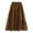 Brown, variant on EDFBUYKRS Female Skirts Skirts for Women Knee Length with Pockets Women's Solid Color Casual Irregular Lacing Medium Length Large Swing A Line Skirt Skirt