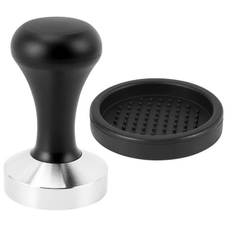 

Coffee Tamper Set(51 mm) Espresso Stamp with Flat Stainless Steel Base Espresso Hand Tamper with Coffee Tamper Mat