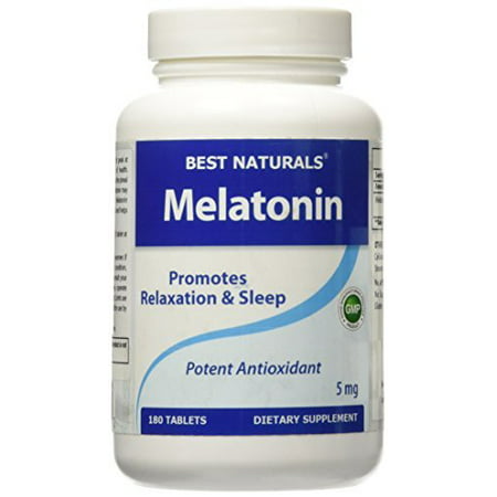 #1 Melatonin Fast Dissolved for early effectiveness -- All Naturals Sleep Aid Supplement -- Manufactured in a USA (Best Melatonin On The Market)