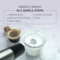thumbnail image 4 of Wellness Extract Multi-Speed Rechargeable Electric Milk Frother, Li-ion Battery Powered – Certified Safe, Ideal for Coffee, Matcha, Protein & Colostrum, 4 of 8