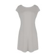 thumbnail image 4 of Women's Sexy Low Back Mini Dress Short Sleeve Crew Neck A-Line Graduation Sundress, 4 of 6