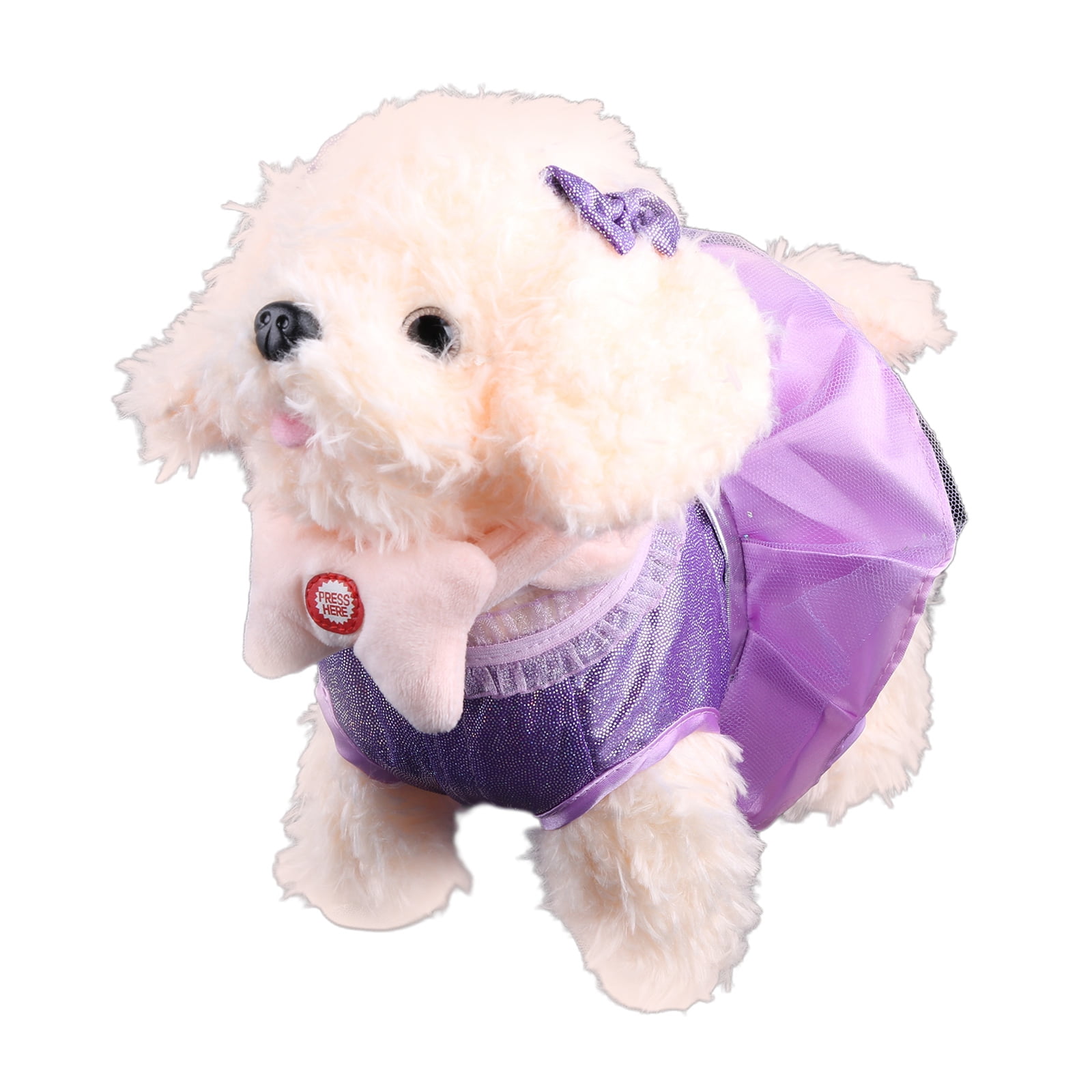 Electric Puppy Plush Toy Sing and Dance Leash Walking Dog Toy for