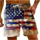 thumbnail image 1 of Pantalones Cortos para Hombre Atléticos Pantalones de Playa de Impresión Especial, Pantalones Cortos Atléticos de Poliéster Elásticos para Hombres, 1 of 4