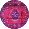 thumbnail image 1 of Ahgly Company Indoor Round Persian Pink Traditional Area Rugs, 3' Round, 1 of 4