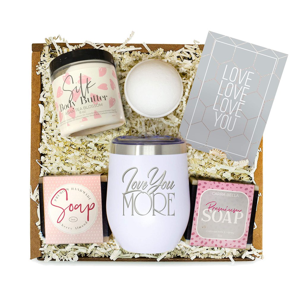 Gifts for Women - Best Relaxing Spa Gift Box Basket for Wife Girlfriend