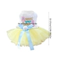 thumbnail image 3 of Easter Pet Costume for Small Dogs & Cats, Breathable Mesh Layered Dress with Tutu Skirt for Easter Party, Photo Shoot, Holiday Outfit, 3 of 6