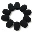 thumbnail image 1 of 10Pcs Microphone Windscreen Sponge Cover for Gaming Headset Mic Black, 1 of 10