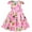 Pink, variant on YTDSCS Kids Toddler Girls Short Sleeve Dresses 2-8Y Little Girls Printed Dresses A Line Bridesmaid Wedding Birthday Party Pageant Tutu Dresses for 2-8Years Old