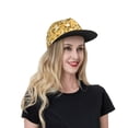 thumbnail image 6 of Kdxio Daisies Flowers Print Snapback Hat for Men Women,Adjustable Baseball Cap, 6 of 7