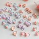 thumbnail image 1 of 40 paquetes de lindos anillos para el cabello con dedos banda de goma pequeña, cuerda para el cabello, accesorios versátiles para el cabello de princesa Zefei Wu 9024735122760, 1 of 1