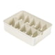 thumbnail image 5 of Caja de almacenamiento para calcetines, ropa interior, armario, contenedores de almacenamiento de lencería, divisores que ahorran espacio 10 rejillas blancas, 5 of 9