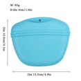 thumbnail image 5 of Kit de adiestramiento para perros, bolsa de adiestramiento para perros de silicona, bolsa de golosinas para perros con adiestramiento con clicker para perros, azul, 5 of 5