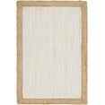 thumbnail image 2 of DecorAvenue Hand Woven Braided Farmhouse Jute Area Rug Off White Color 3 ft x 5 ft, 2 of 6