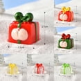 thumbnail image 6 of 45 Pieces Christmas Miniature Ornaments Christmas Tree Christmas Gift Box Figurine Lovely Xmas Snowman Micro Landscape Ornament Resin Miniature Toy for Party, 6 of 8