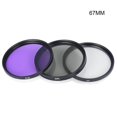 thumbnail image 1 of Ensemble de Filtres d'Objectif Uv+cpl+fld 3 en 1 avec Sac de Rangement pour la Plupart des Appareils Photo Reflex, 1 of 5