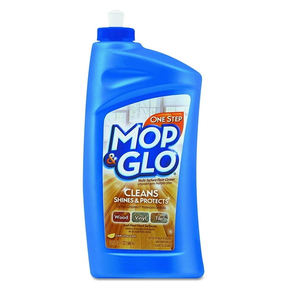 Mop & Glo Multi-Surface Floor Cleaner - Liquid, Fresh Scent - 6 Pack, 32 Ounce Each
