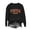Black, variant on Wuztai Fall Sweaters for Women Crew Neck Long Sleeve Oversized Comfy Casual Pullover Graphic Letter Print Lightweight Autumn Tunic Top M