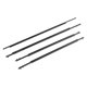 thumbnail image 1 of 75720-47010, Moldura Para Ventana De Coche, 4 Piezas, A Prueba De Hojas Delanteras Y Traseras, Alta Estabilidad Para Prius 2010 A 2015, 1 of 7