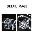 Aquarium Inlet Outlet Tube Holder Acrylic Fixed Hose Pipe Mount