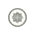 thumbnail image 3 of Unique Loom Rosso Collection Area Rug - Canal (3' 3" Round Gray/Ivory), 3 of 6