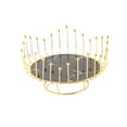 thumbnail image 4 of Cesta para almacenar frutas, frutero de encimera, contenedor para almacenar frutas, alambre de metal negro 28x15cm, 4 of 9