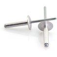 thumbnail image 3 of HJ Garden 60pcs 3/16 x 1 Inch (4.8x25mm) Large Flange Aluminum Blind Rivet Self-Plugging Open End Decorating Fastener Nails Pop Rivets Core Pulling Rivets Grip Pange 11/16-3/4 Inch (17.4-19mm), 3 of 3