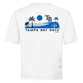 thumbnail image 3 of Men's Levelwear White Tampa Bay Rays Panoramic Luxe Signature Knit T-Shirt, 3 of 3