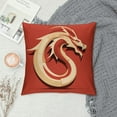 thumbnail image 2 of QZHH  Year of The Dragon 2024 Happy Chinese New Year 2024 Pillow Covers Pillow Covers Outdoor Throw Pillow Covers for Sofa Couch Cushion Case, 2 of 5