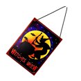 thumbnail image 2 of Inteprter Letrero de Luz LED de Halloween 30V Trick or Treat Patrón de esqueleto Colgador con cuerda Colgante de ventana para puerta Jardín Patio Kits de decoración para fiestas Tipo 4 Inteprter HA063929-04, 2 of 6