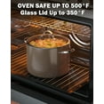 thumbnail image 3 of Cooks Standard Classic Nonstick Hard Anodized Cookware Set, Pots and Pans Kitchen Set Includes Saucepans, Stockpot, Frying Pans, Lids, Induction Compatible, 8-Piece, Bronze, 3 of 7