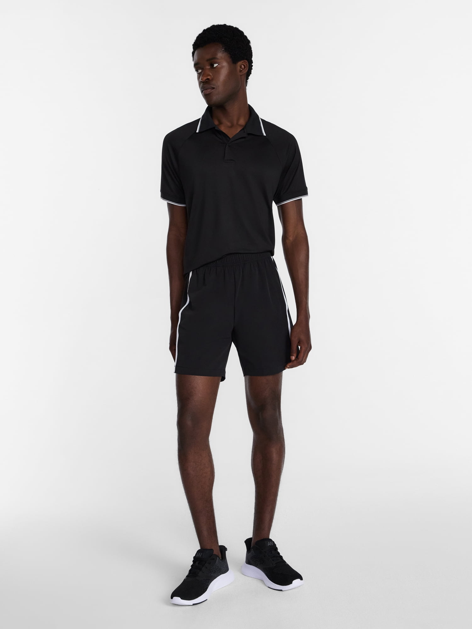 Athletic Works Men's and Big Men's Active Tennis Shorts, 7" Inseam, Sizes XS-3XL
