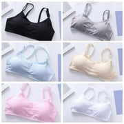 Lightly Padded Bra (Girls & Teens), Multi-Color, 6-Pack