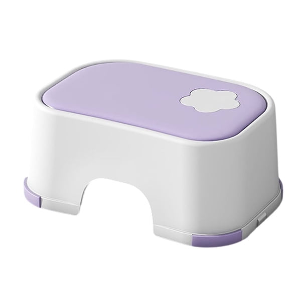Pisexur Batería de cocina Taburete de plástico antideslizante para baño de bebés, ideal para cepillarse los dientes y lavarse la cara. para la cocina del hogar