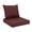 Burgundy, variant on Outdoor Chair Cushions for Patio Furniture Set of 19x19 Inch for Waterproof Fade Resistant Replacement Cushions with Removable Cover for Seat Yard Garden Deck,White