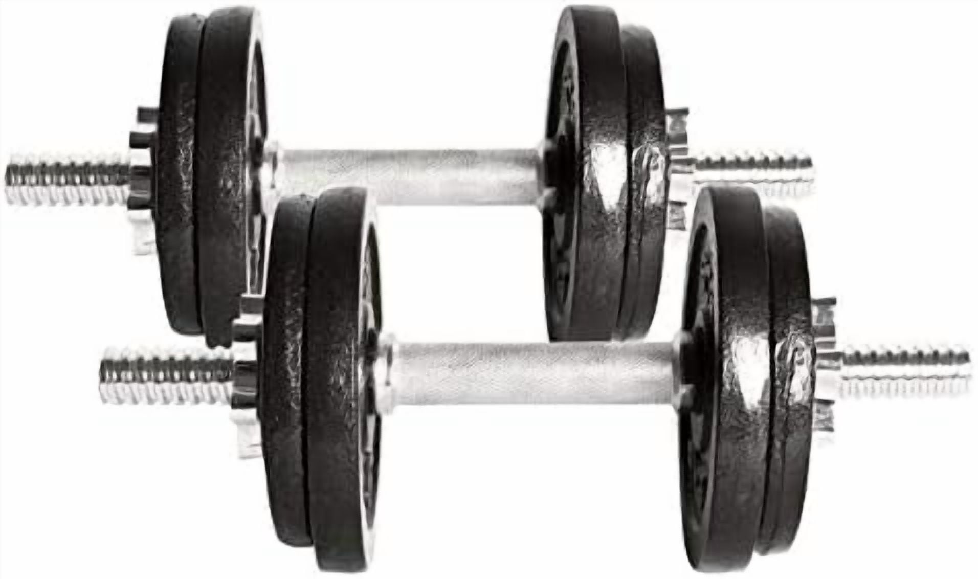Adjustable Dumbbell Weight Set | Multiple Options Black, 40 LB, Pair