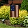 thumbnail image 4 of Briarwood Lane Betsy Ross Burlap Garden Flag, 4 of 4