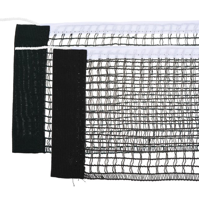 Unique Bargains Table Tennis Net Replacement Ping Pong Net String Tension Equipment Accessories PE, Black Green 2 Pack