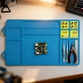 thumbnail image 1 of Tool Mat Flexible Steel Sheet Organizer Tray for Precision Workbench Workshop Measuring Tools, 1 of 5