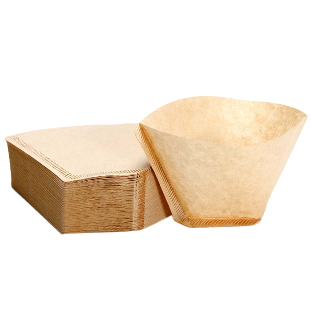 100Pcs Coffee Filters Disposable Cone Paper Coffee Filter Natural