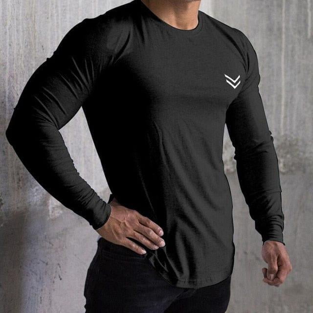 New Long Sleeve T Shirt Sport Gym Quick Dry Gym Fitness Training Running t shirt Workout T-Shirt Bodybuilding Tops - Walmart.com