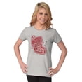thumbnail image 3 of Xmas Yule Love Giving Me Presents Womens Slim Fit Graphic Tee Brisco Brands S, 3 of 5