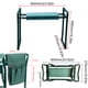thumbnail image 2 of Rodilla y asiento plegable para jardín con bolsa de herramientas taburete de jardín banco de jardín para arrodillarse y sentarse regalos de jardinería para mujeres y hombres, 2 of 6