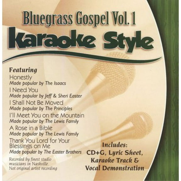 Various Artists - Karaoke Style: Bluegrass Gospel, Vol. 1 - Music & Performance - CD