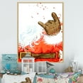 thumbnail image 1 of Designart Christmas Holiday Fancy Santa Claus VI Traditional Floating Frame Wall Art, 1 of 4
