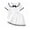 R202-White, variant on RMGVDSD Girl's 2 Piece Outfits Summer Girls Outfits Set Preppy Style Short Sleeve Collar T Shirt Pleated Skirt Short Skirts Two Piece Set 4 Years