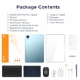 thumbnail image 6 of Aorlym P10 Pro Android 16 Tablet, 10 inch Tablets with Gemini AI, 120Hz, 48GB RAM+128GB ROM/2TB, Octa-Core T7250, 8800mAh, 13MP+5MP, 3.5mm Jack, Face ID, GPS, 5G WiFi, OTG, Keyboard pen, 6 of 11
