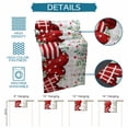 thumbnail image 6 of Valentine's Day Table Runner 120 Inches Long Farmhouse Dress Scarves, Red Love Heart Eucalyptus Floral Grey Plaid Dining Tablerunner for Coffee Table/Kitchen Island/Party Décor, 13" x 120", 6 of 8